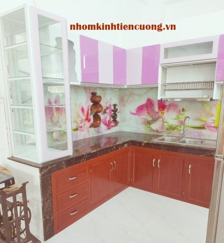 Tủ Bếp Nhôm Kính Cao Cấp