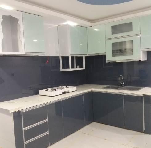 Tủ Nhôm Kính Bếp