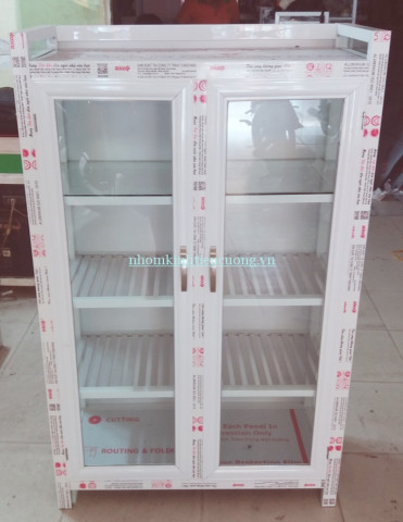 Tủ chén bát nhôm gợi ya khôn ngoan dành cho phòng bếp