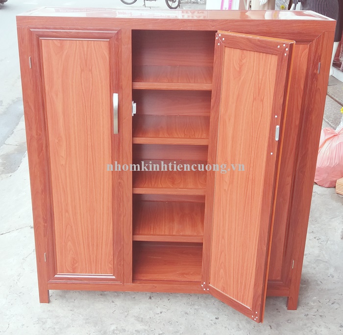 Báo giá tủ đựng giầy dép bằng nhôm 3