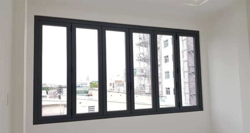 Cửa nhôm kính sơn tĩnh điện 2