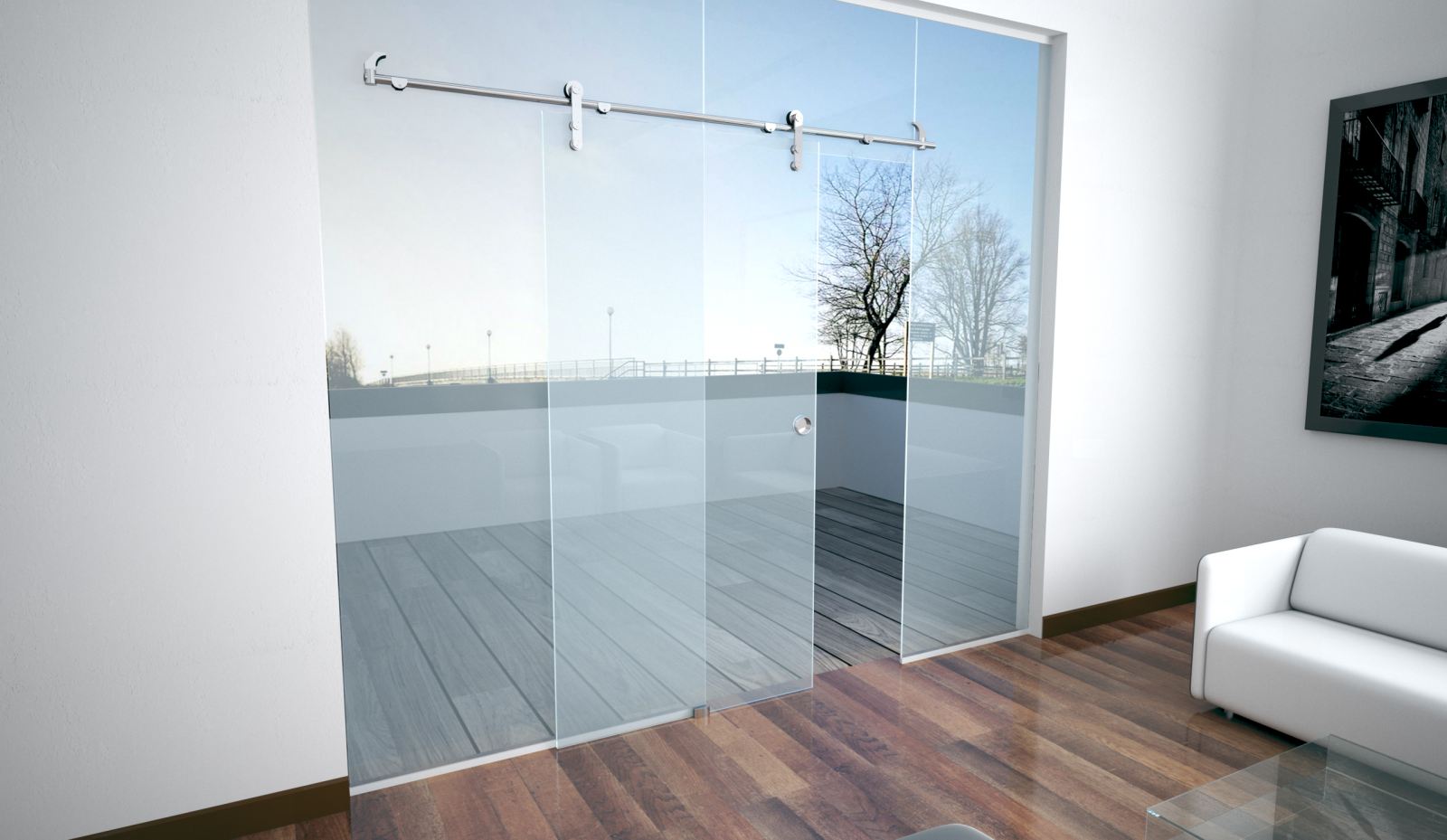 Mẫu cửa kính cường lực đẹp 5