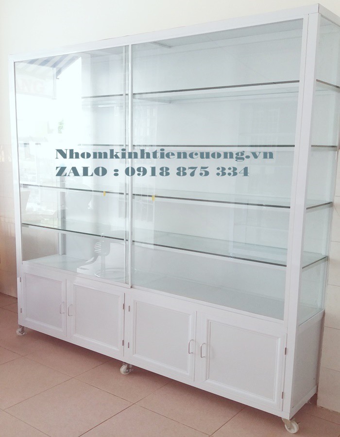 Tủ bán hàng nhôm kính 4