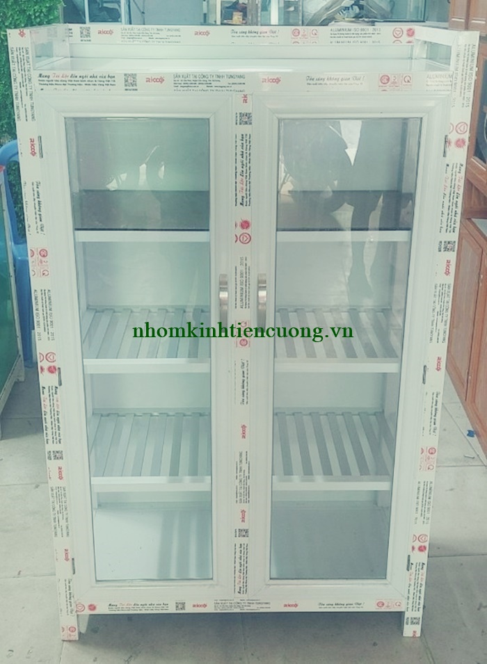 Tủ chén nhôm nhỏ 4