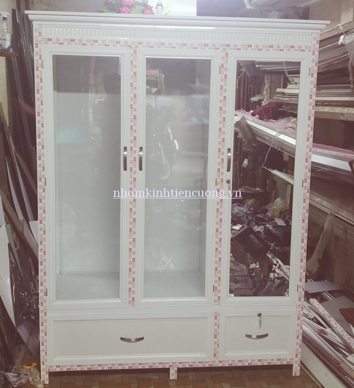 Tủ nhôm đựng quần áo giá rẻ tphcm