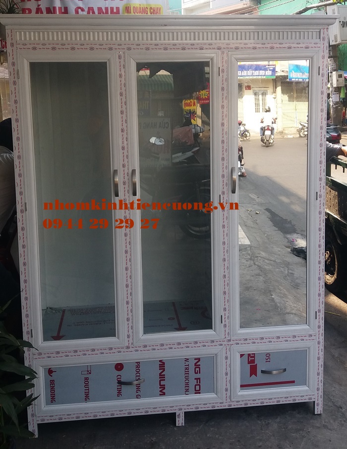 Tủ nhôm quần áo 1