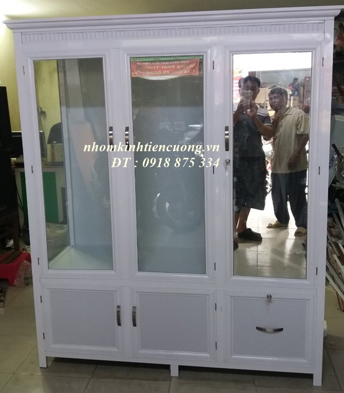 Tủ nhôm quần áo 2