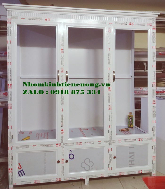Tủ quần áo nhôm kính 10
