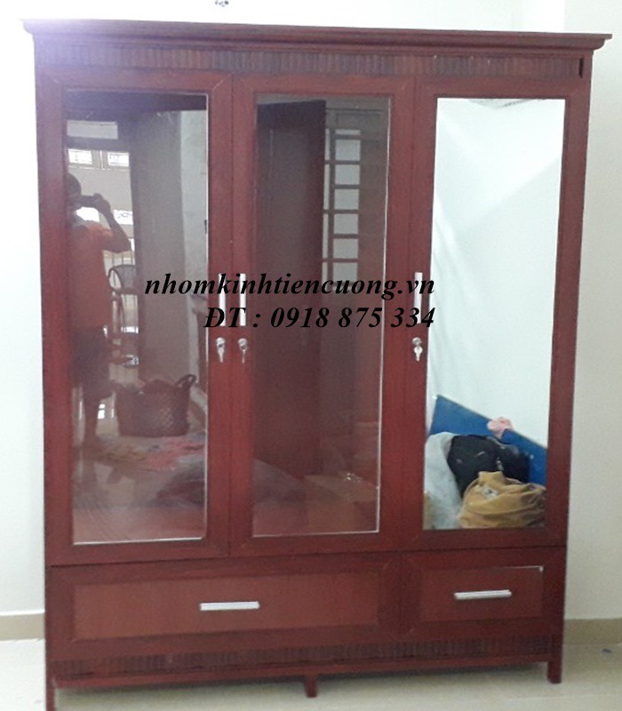 tủ nhôm kính quần áo