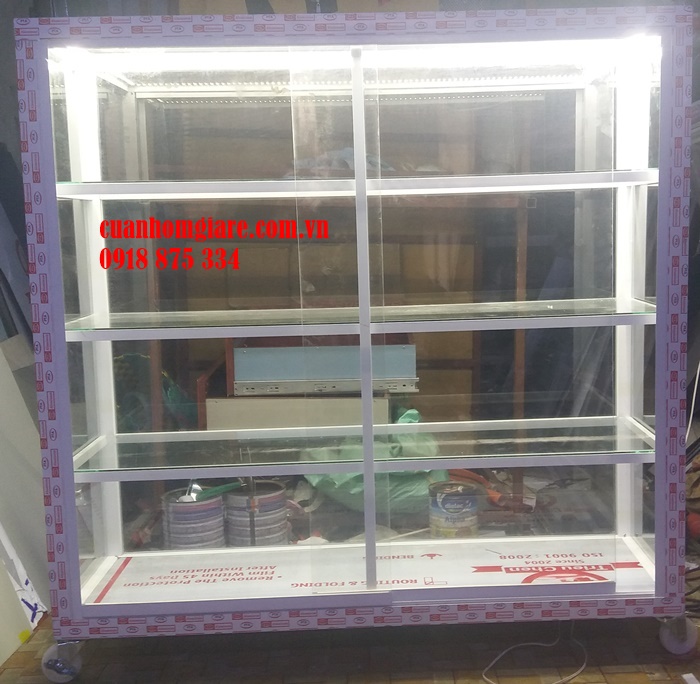 Tủ nhôm kính bán hàng giá rẻ