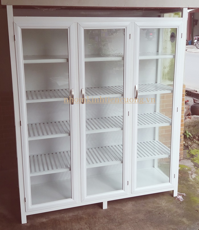 Các mẫu tủ chén nhôm chất lượng cao 1