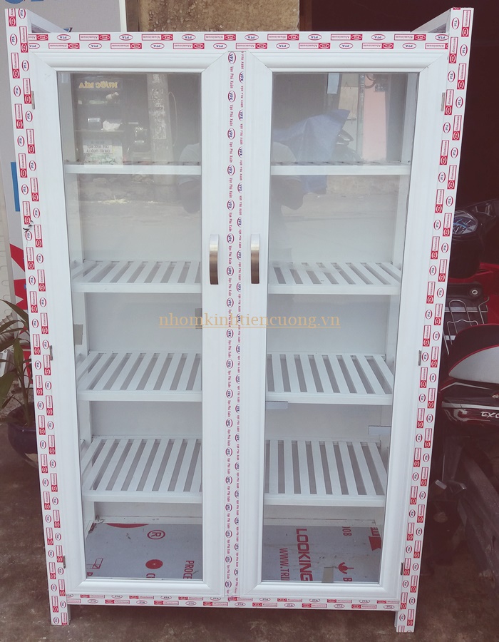 Các mẫu tủ chén nhôm chất lượng cao 4