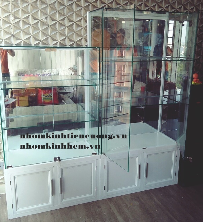 Tủ rượu nhôm kính hiện đại 3