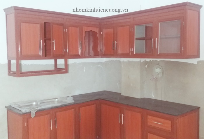 Tủ bếp nhôm kính giá bao nhiêu 1