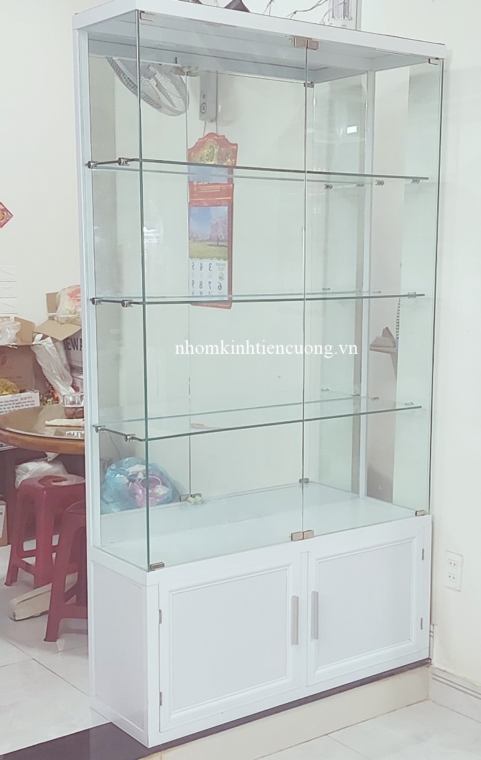 Tủ rượu nhôm kính hiện đại 2
