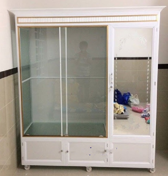 Báo giá tủ quần áo nhôm kính 1