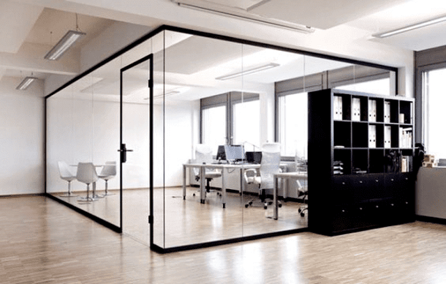 Ưu nhược điểm khi sử dụng vách ngăn nhôm kính cho văn phòng 1