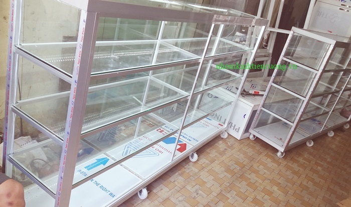 Những ưu nhược điểm của tủ bán hàng nhôm kính