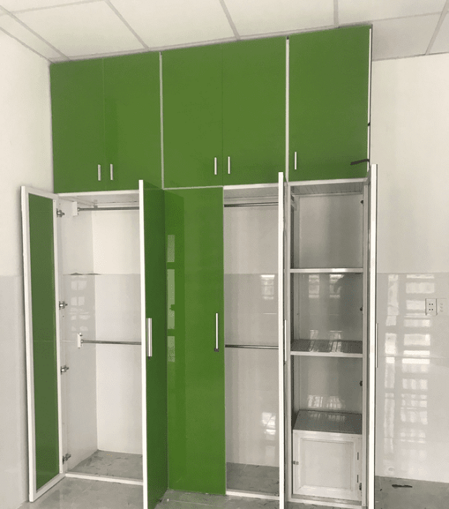 Báo giá tủ quần áo nhôm kính 4