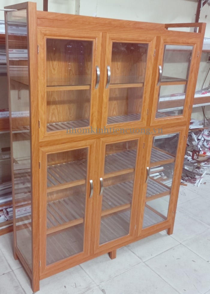 Sử dụng tủ chén nhôm kính 4