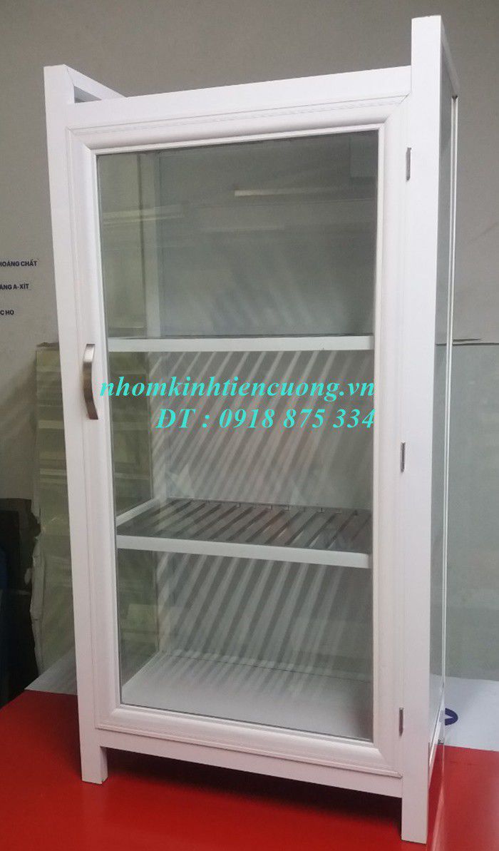 Giải đáp 1 số thắc mắc liên quan đến tủ chén nhôm kính 4