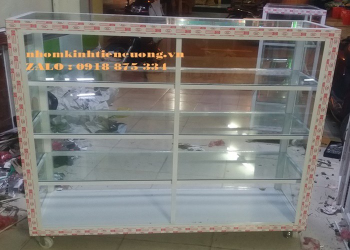 Các chất liệu tủ bán hàng nhôm kính 3