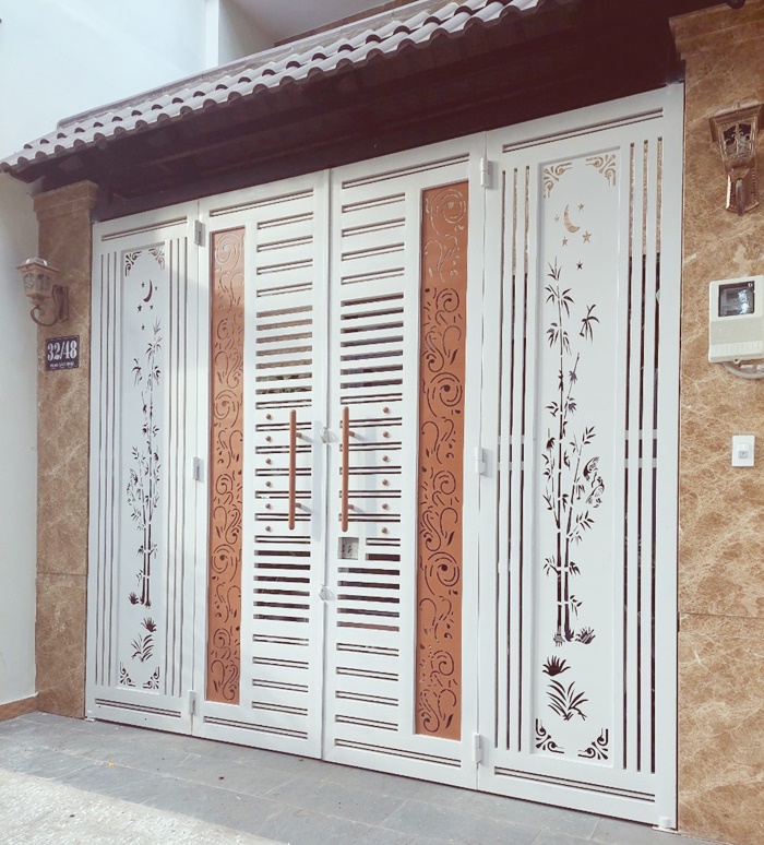 Cửa cổng sắt CÔNG TY NHÔM KÍNH TIẾN CƯỜNG (5)