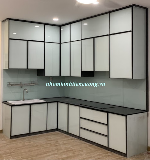 Những mẫu tủ bếp nhôm kính đẹp HCM 1