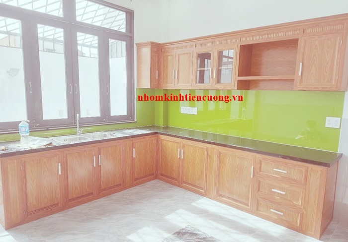 Tủ Bếp Nhôm Kính Đẹp HCM 2