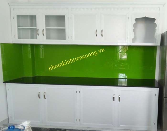 Tủ bếp nhôm kính nhỏ 1