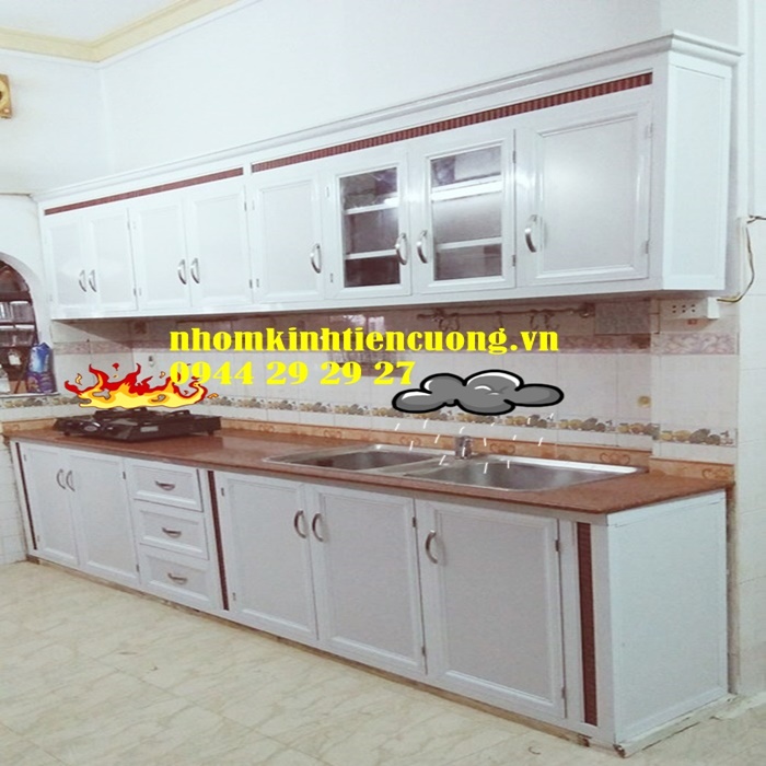 Tủ Bếp Nhôm Kính Đẹp HCM 4