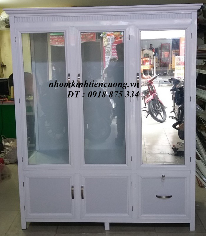 Cách giữ tủ quần áo nhôm kính hiện đại luôn đẹp