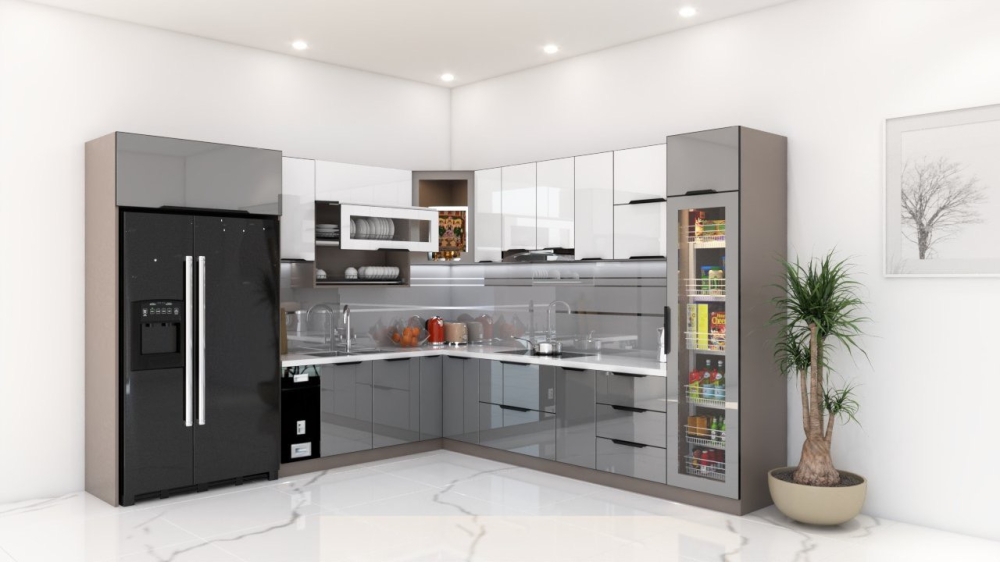 Tủ bếp nhôm kính Huyện Cần Giờ 4