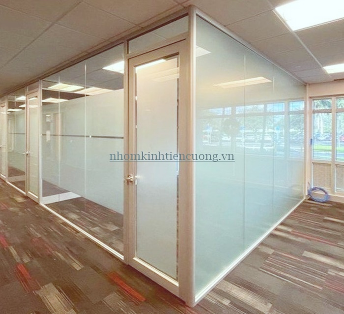Vách ngăn nhôm kính văn phòng chất lượng cao 3